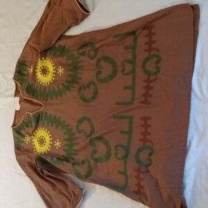 August made in Greece embroidered tunic dress